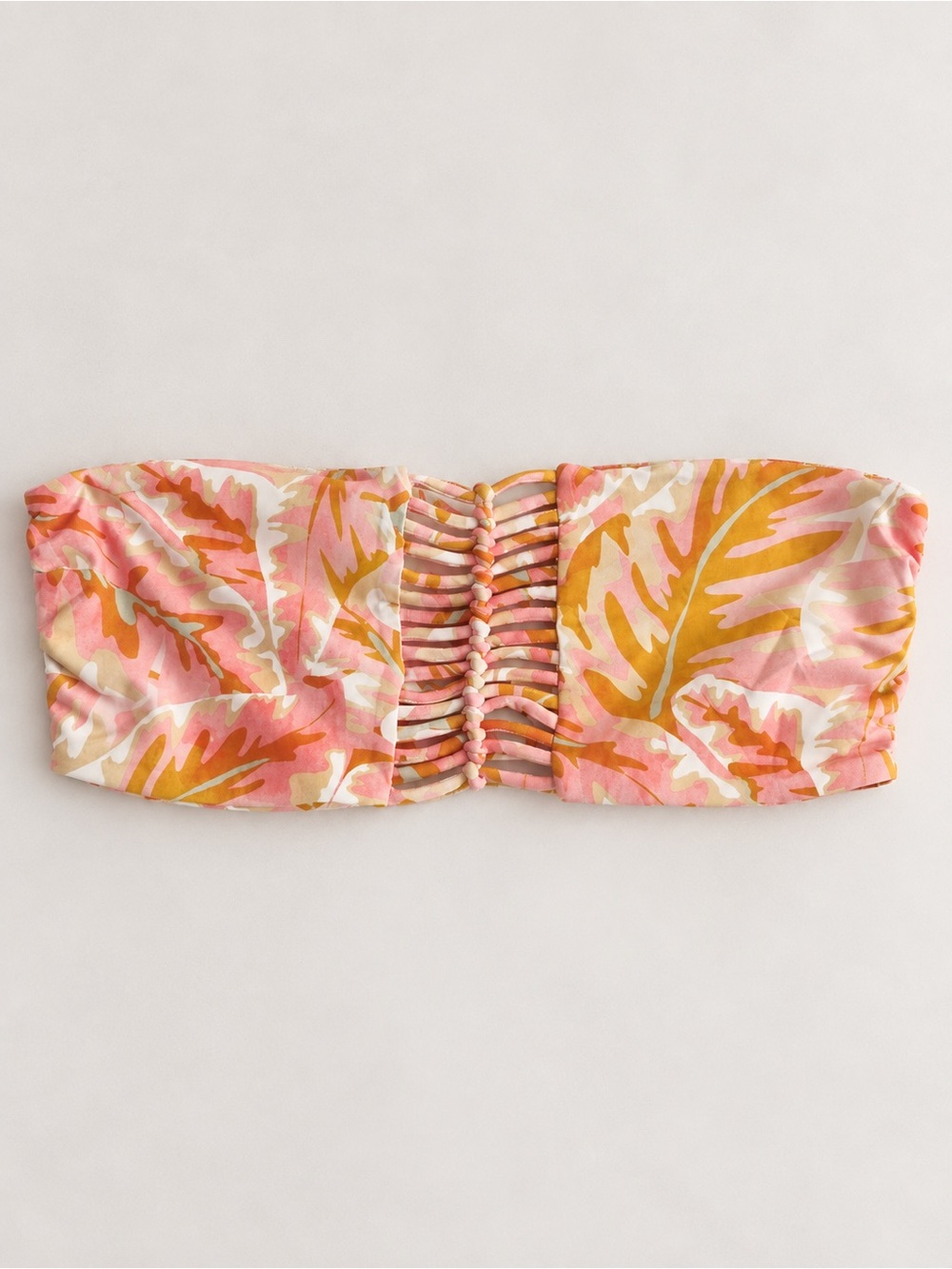 STONE FOX SWIM Inez Bikini Top in Hot Tropix